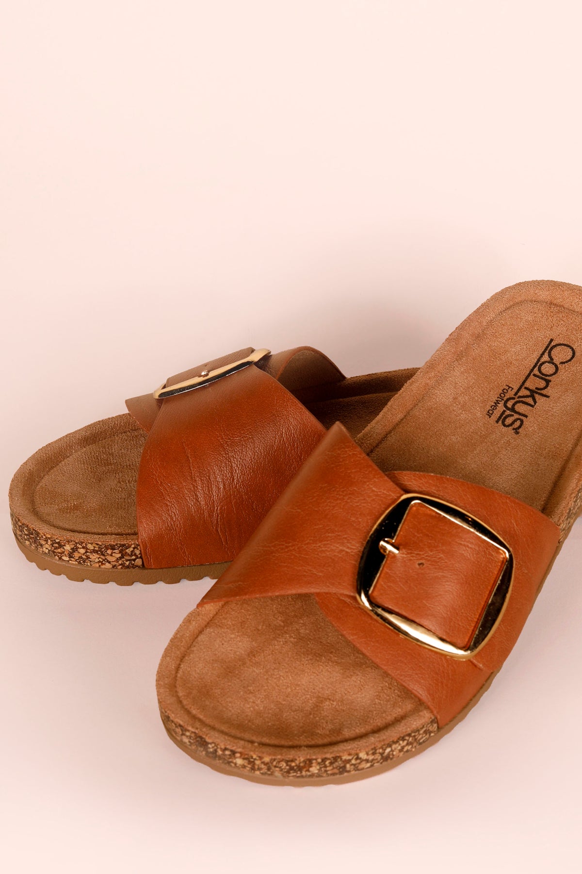 Corkys Road Trip Cognac Sandals - FINAL SALE
