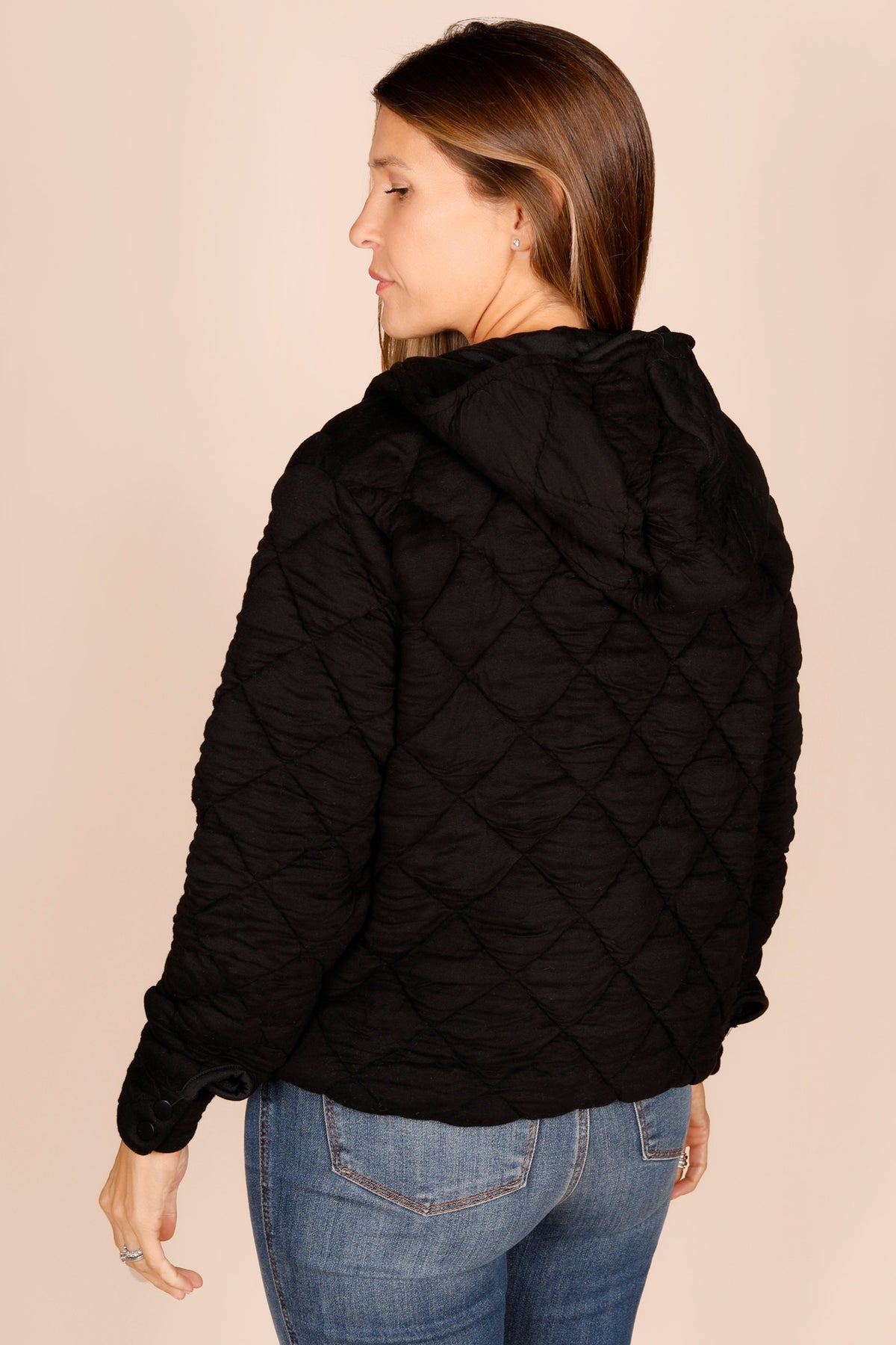 Black Quilted Jacket