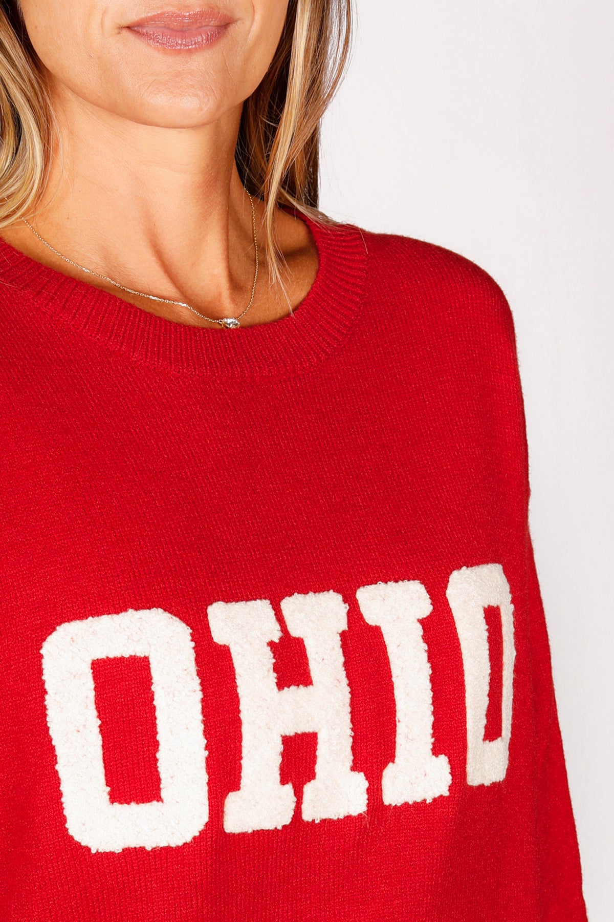 Scarlet OHIO Embroidered Sweater