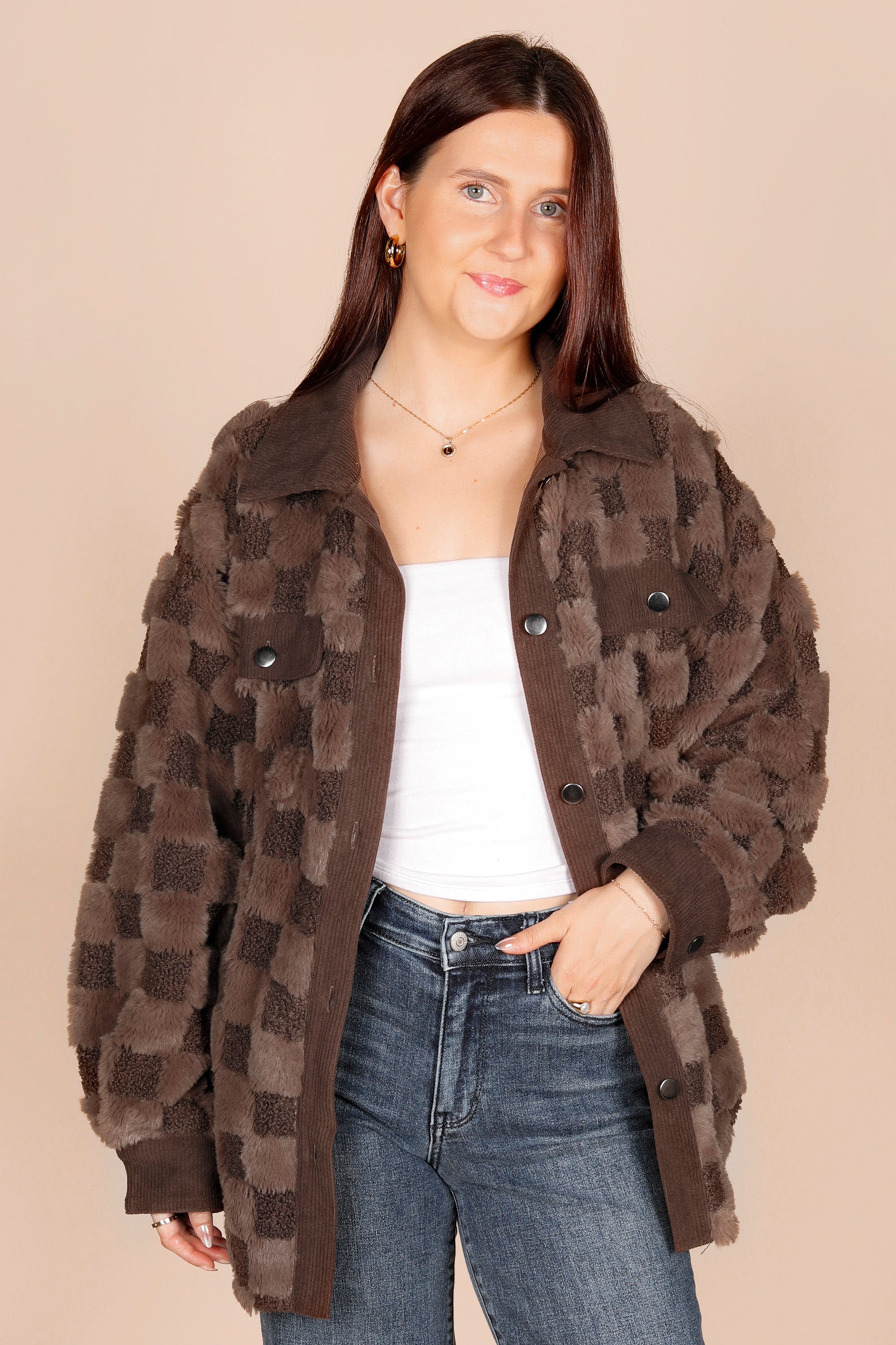 Peyton Checkered Coco Jacket