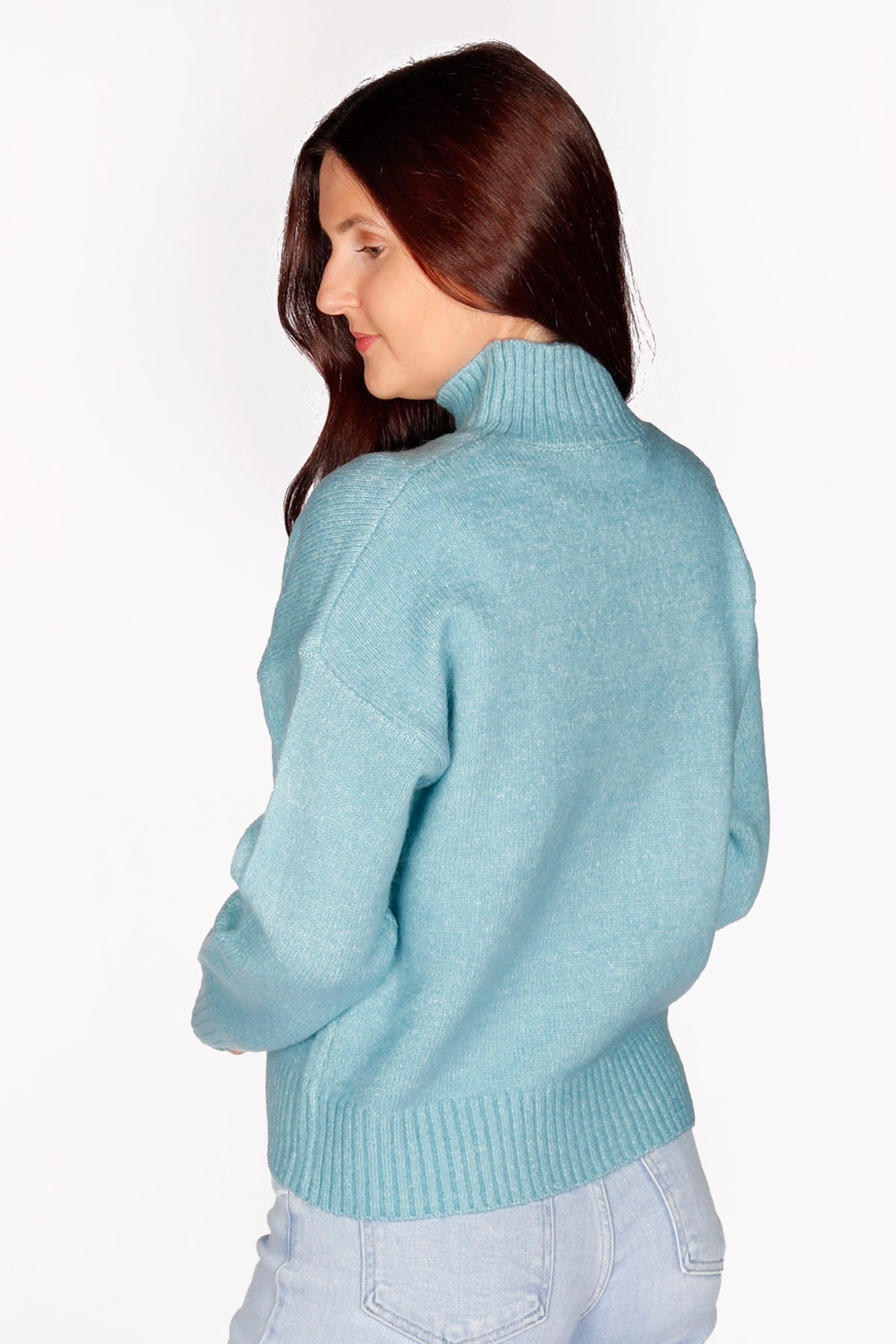 Quinn Light Teal Sweater