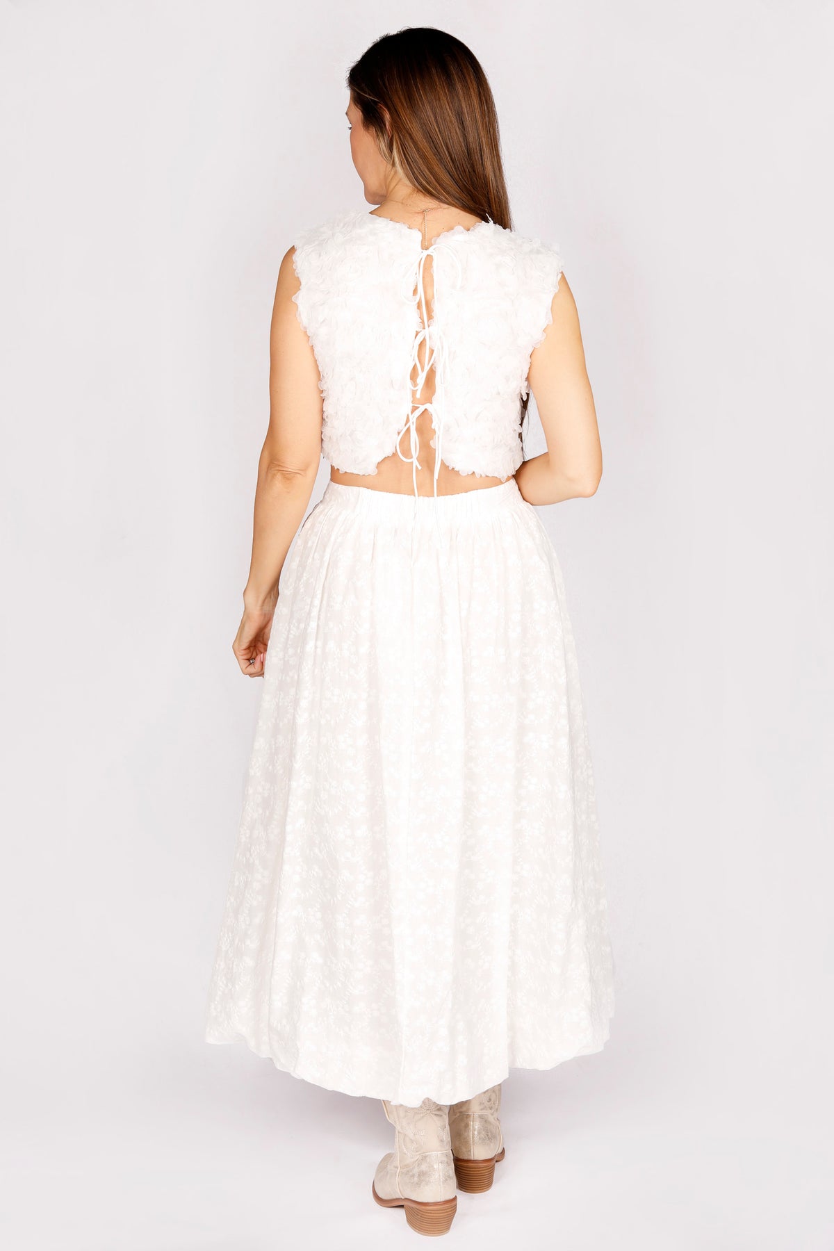 Iris Eyelet Bubble Skirt - FINAL SALE