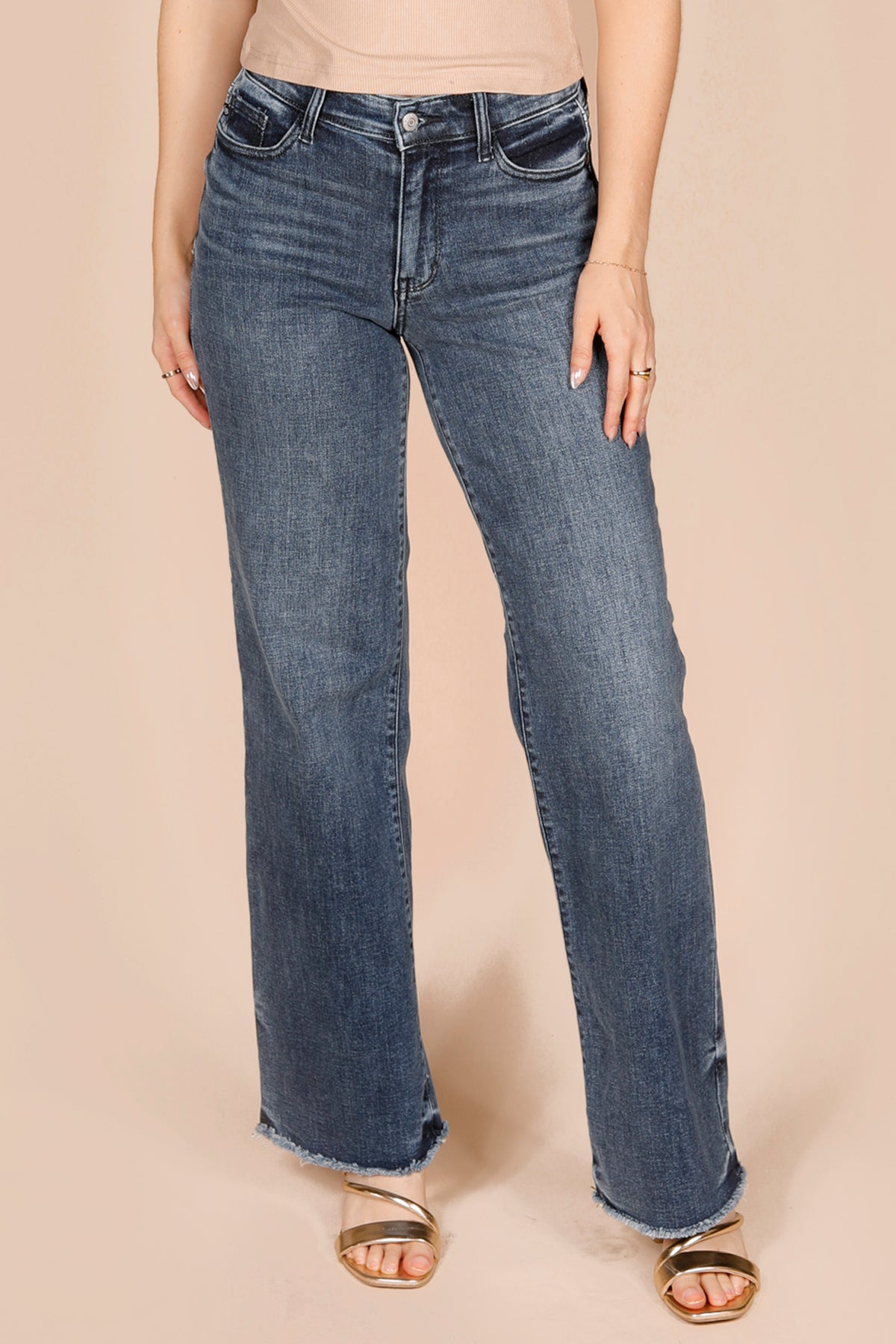 Judy Blue Dark Wide Leg Denim - FINAL SALE