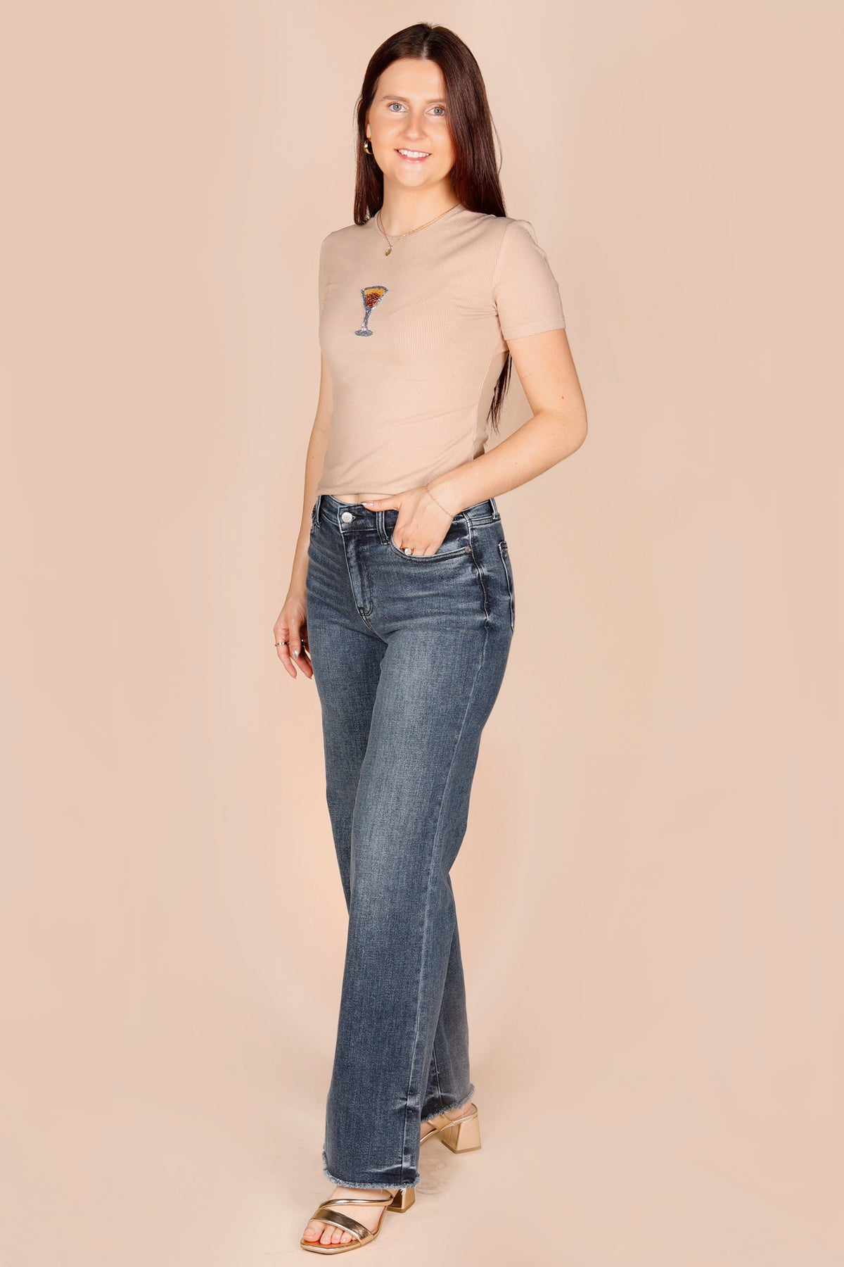 Judy Blue Dark Wide Leg Denim - FINAL SALE