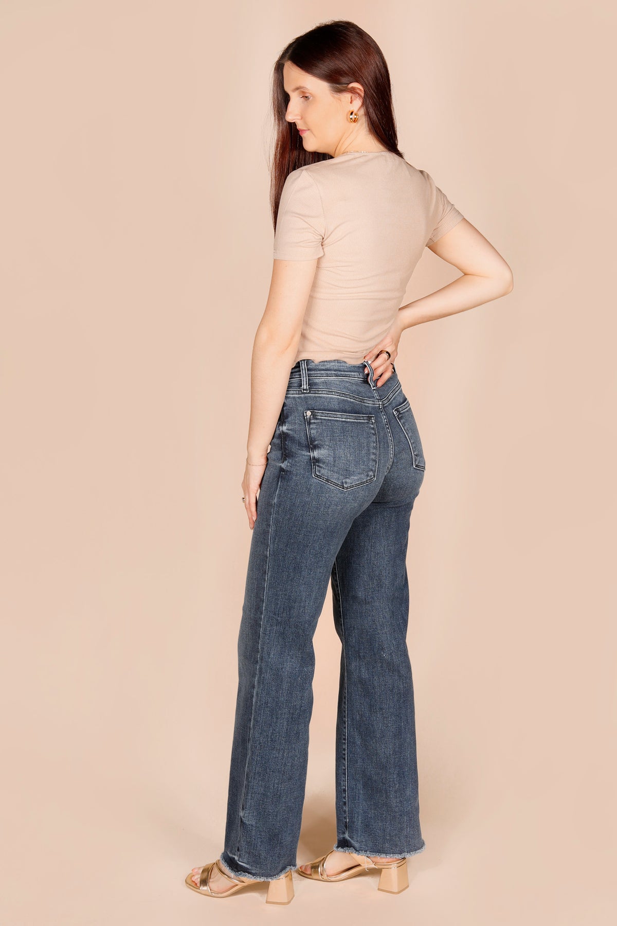 Judy Blue Dark Wide Leg Denim - FINAL SALE