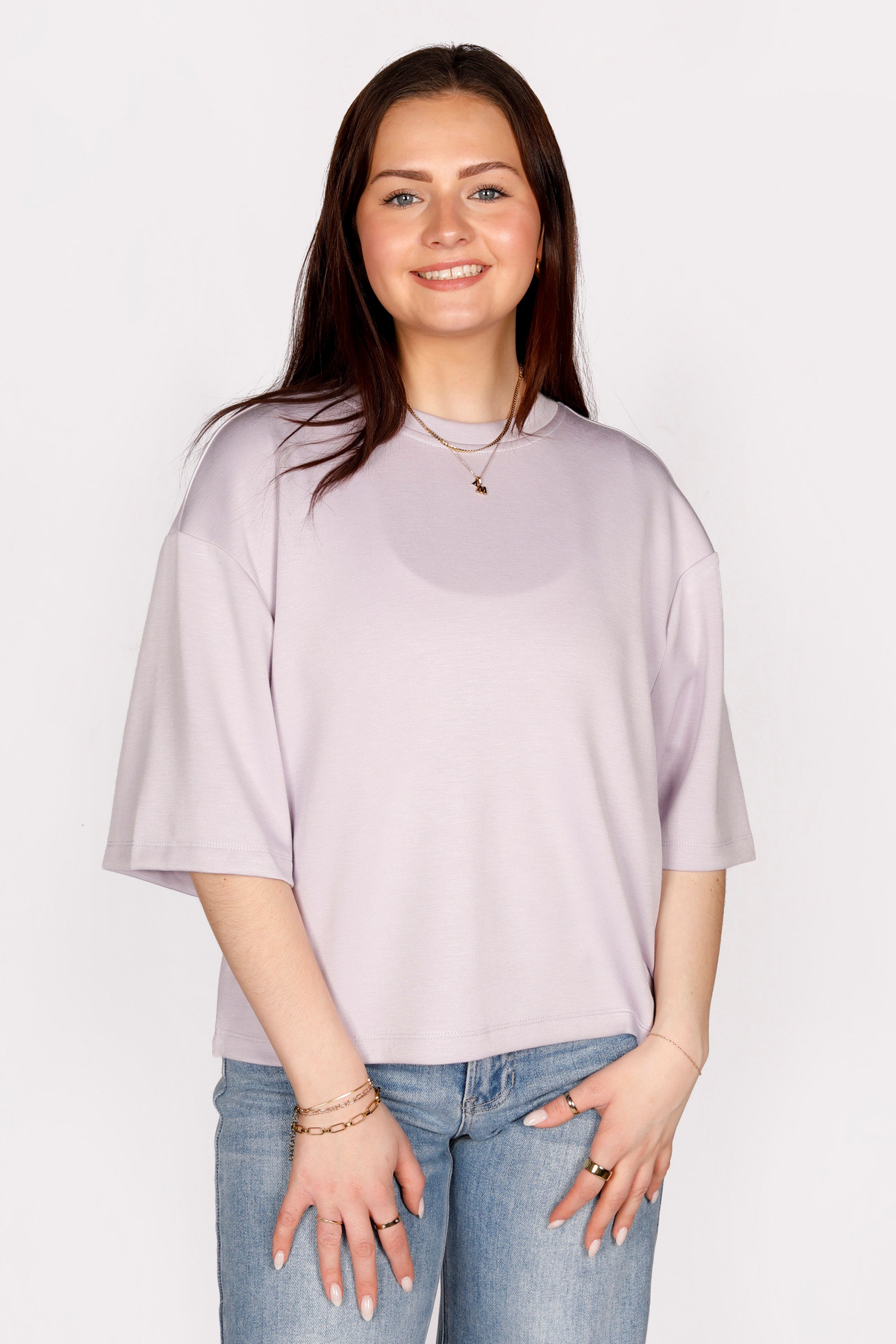 Lilac Grey Lounge Top