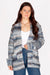 Juno Grey & Blue Marble Cardigan