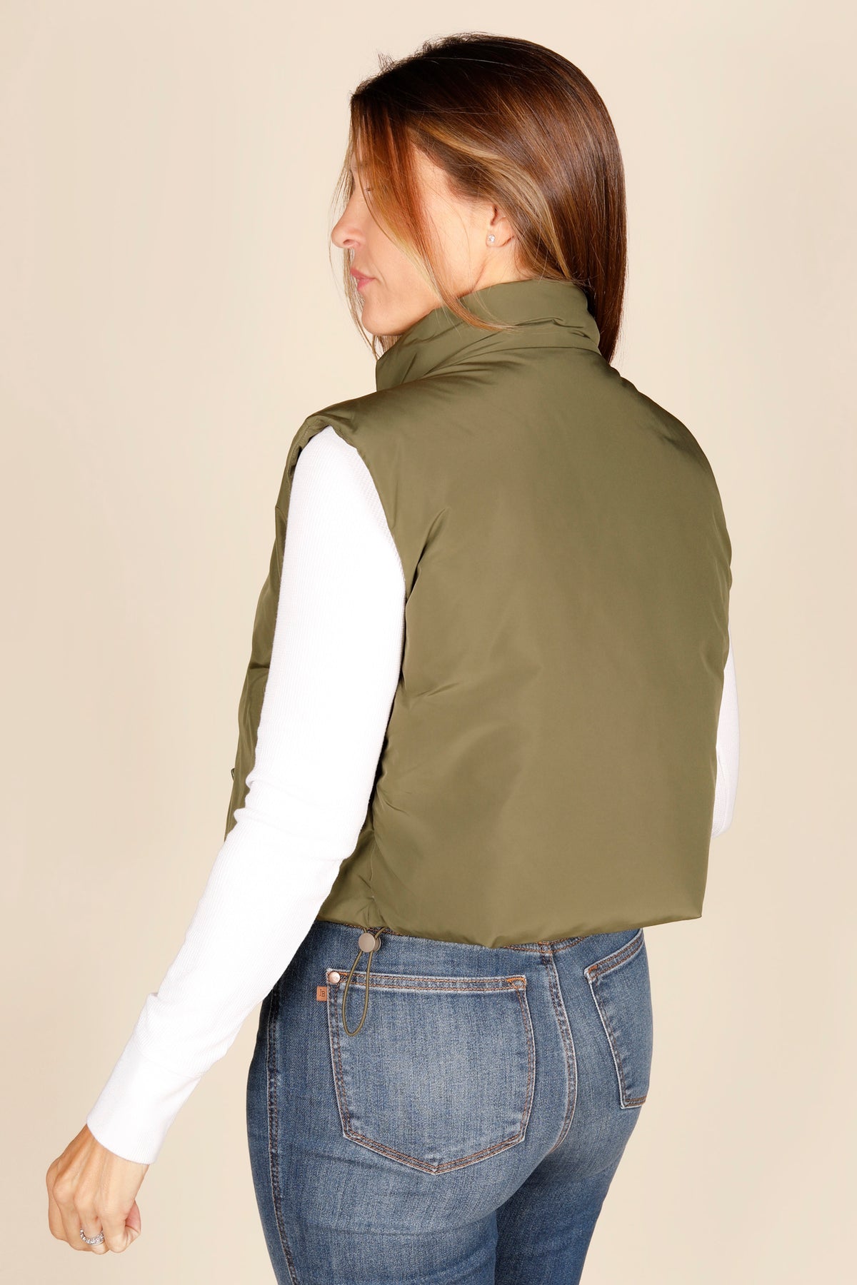 Ivy Green Puffer Vest