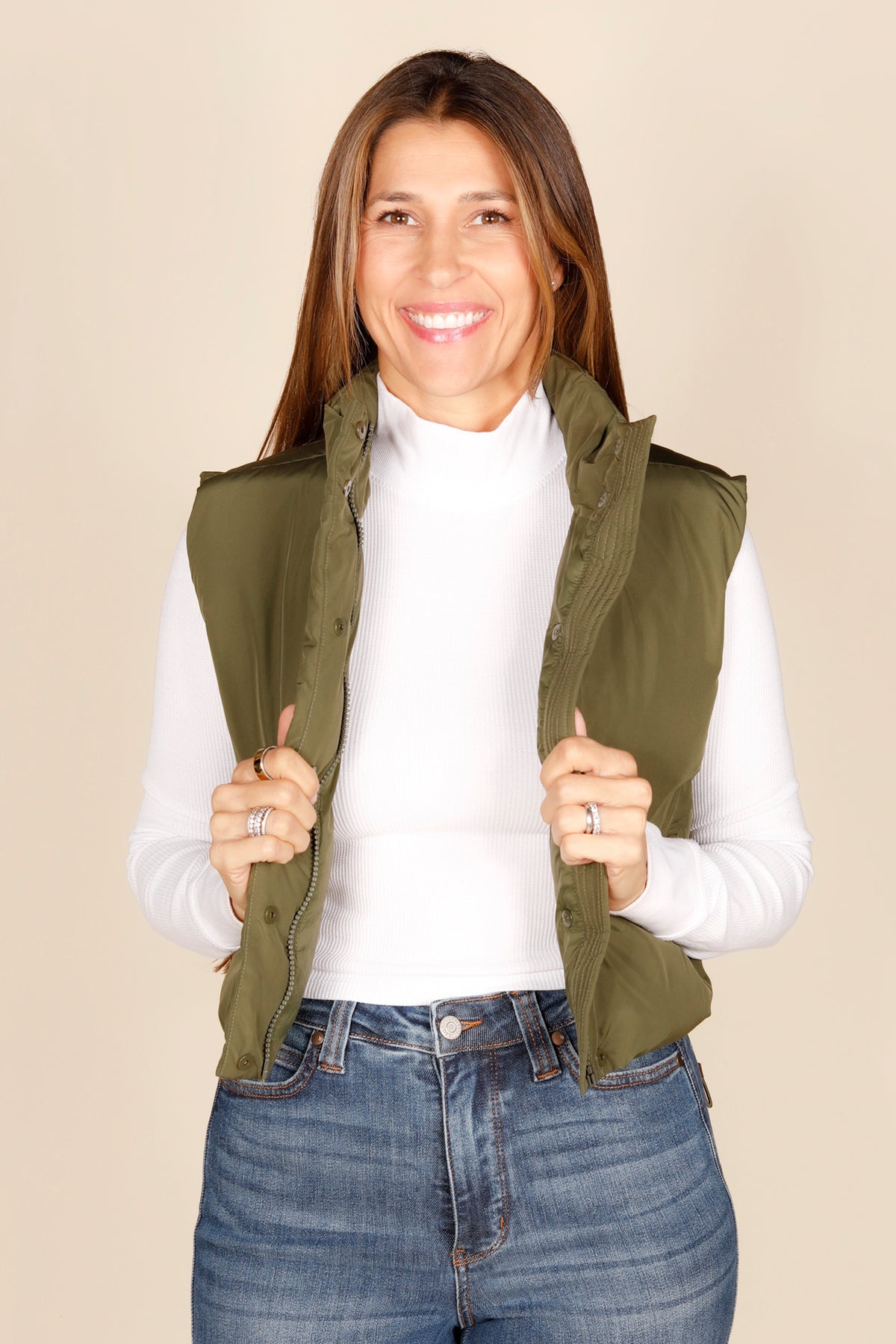 Ivy Green Puffer Vest