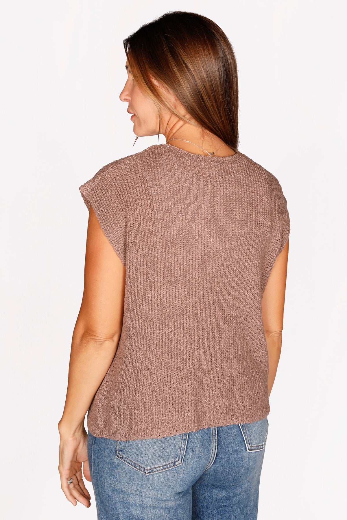 Mocha Knit Dolman Top