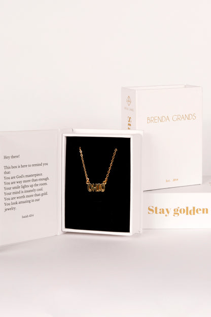 Ohio Gold Necklace