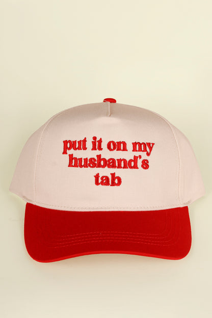 Put It On My Husband's Tab Red Hat