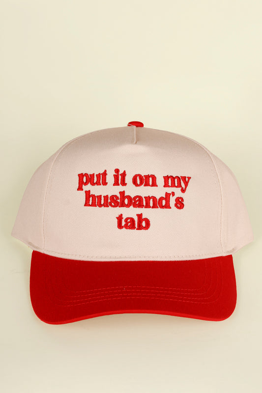 Put It On My Husband's Tab Red Hat
