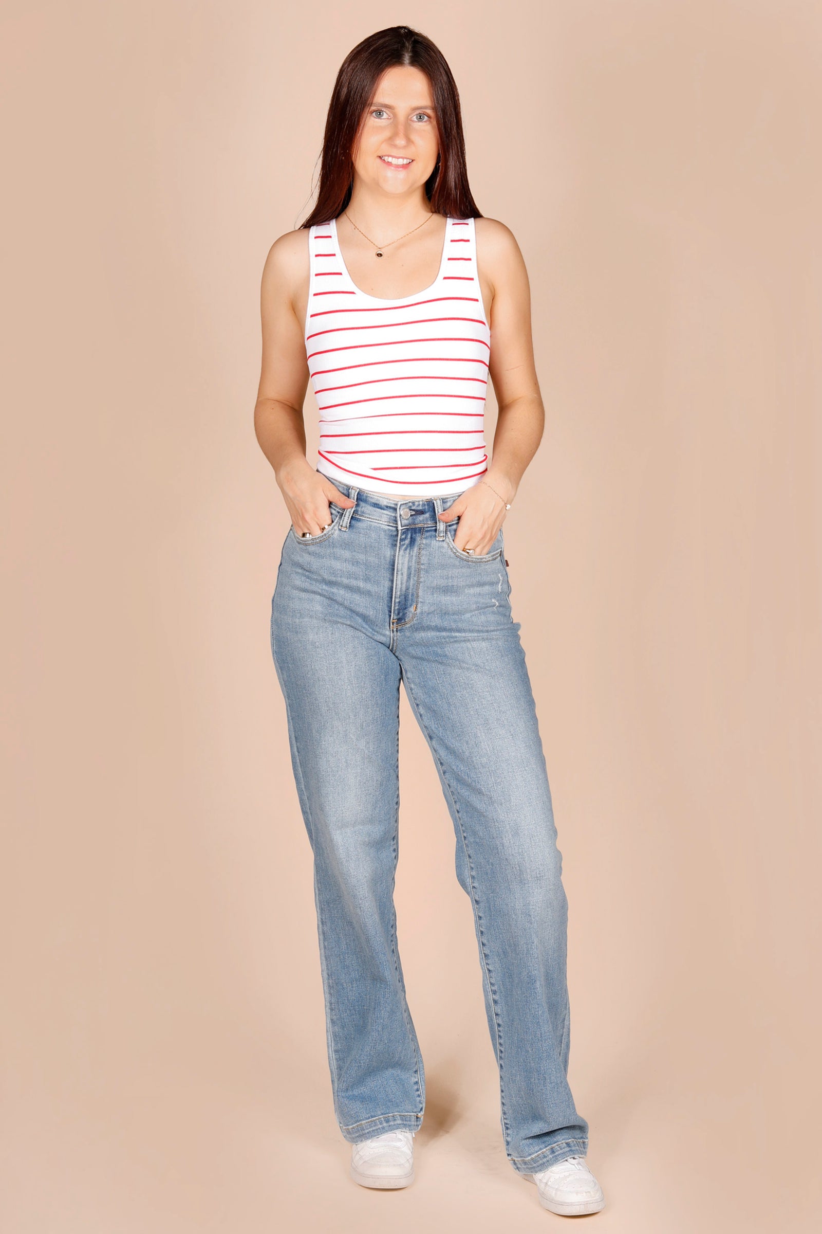 Judy Blue High Waist Straight Denim
