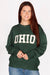 Green OHIO Embroidered Sweater