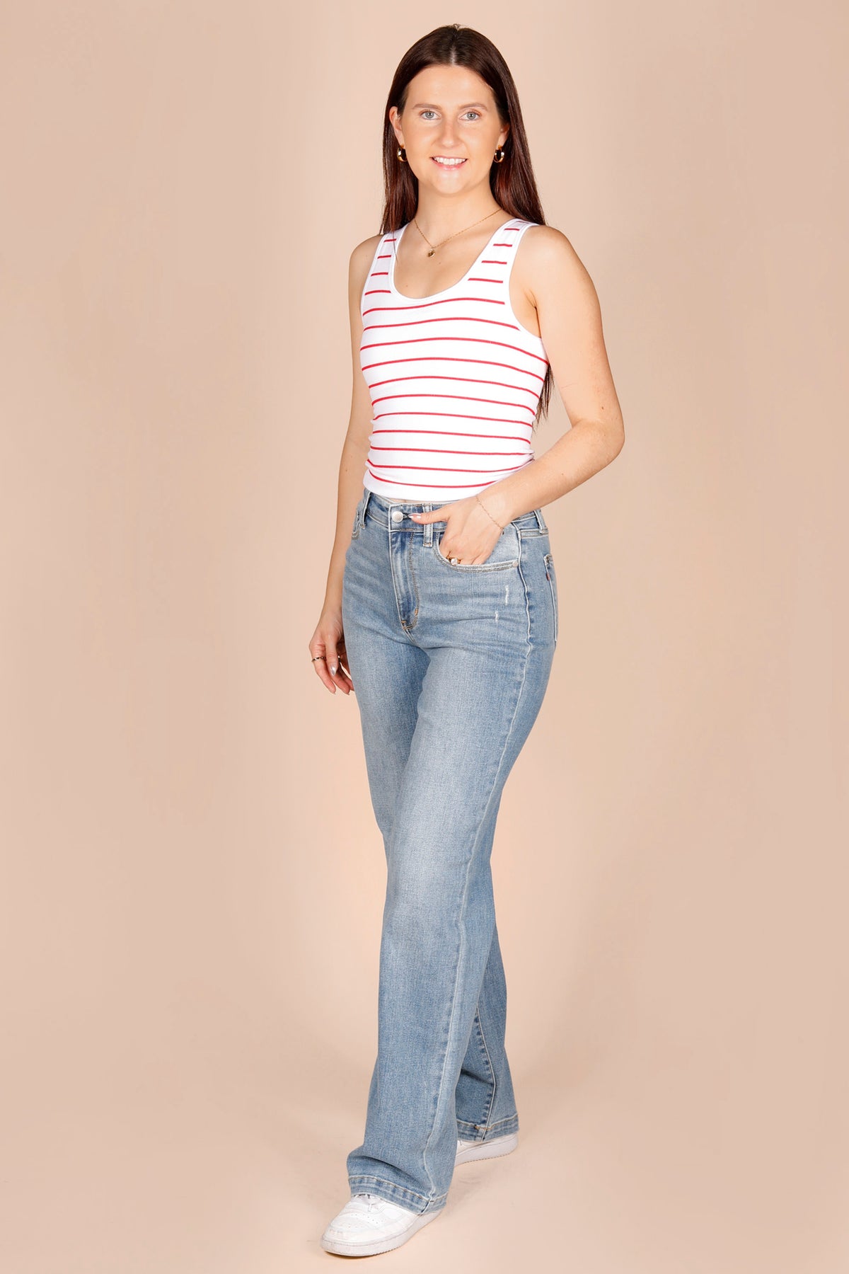 Judy Blue High Waist Straight Denim
