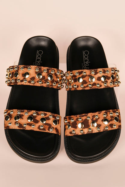 Corkys Have A Seat Leopard Sandal