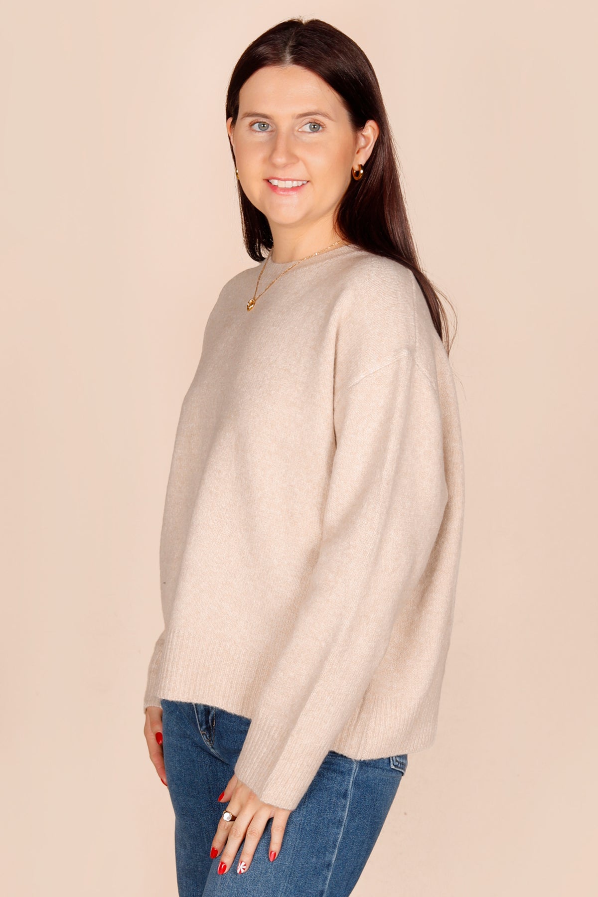Tabby Beige Sweater
