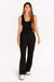 Kelsey Black Straight Leg Pant