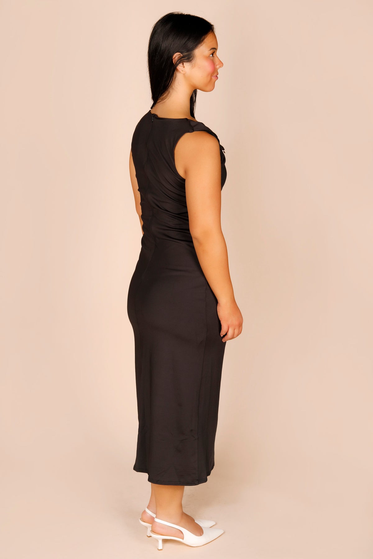 Catherine Black Statement Dress