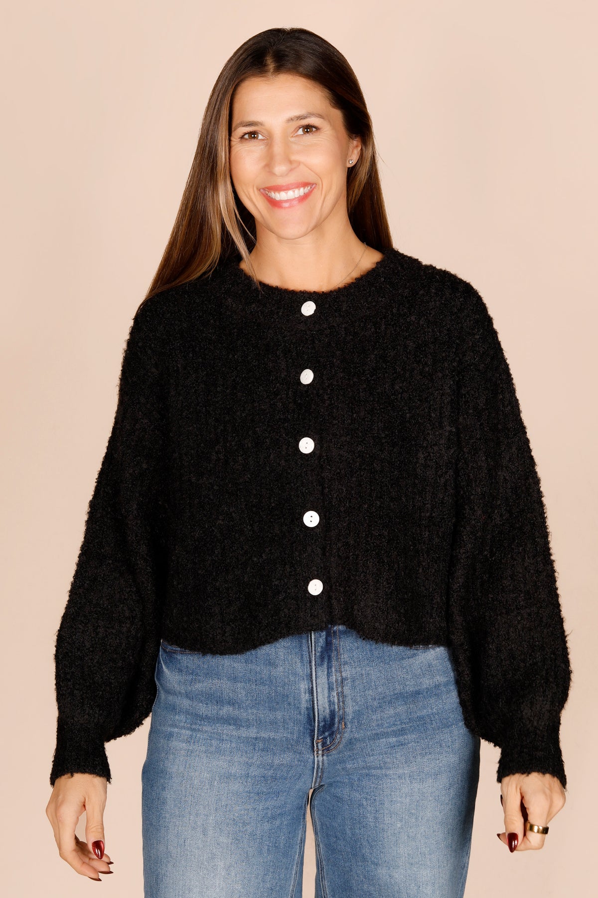 Grace Black Cardigan
