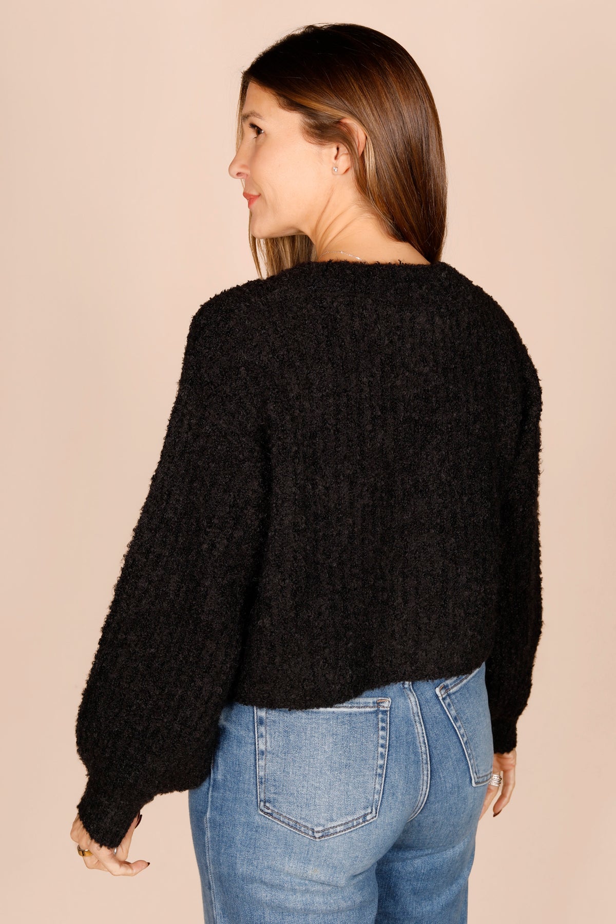 Grace Black Cardigan