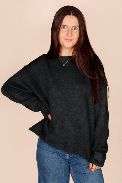 Tabby Green Sweater - FINAL SALE