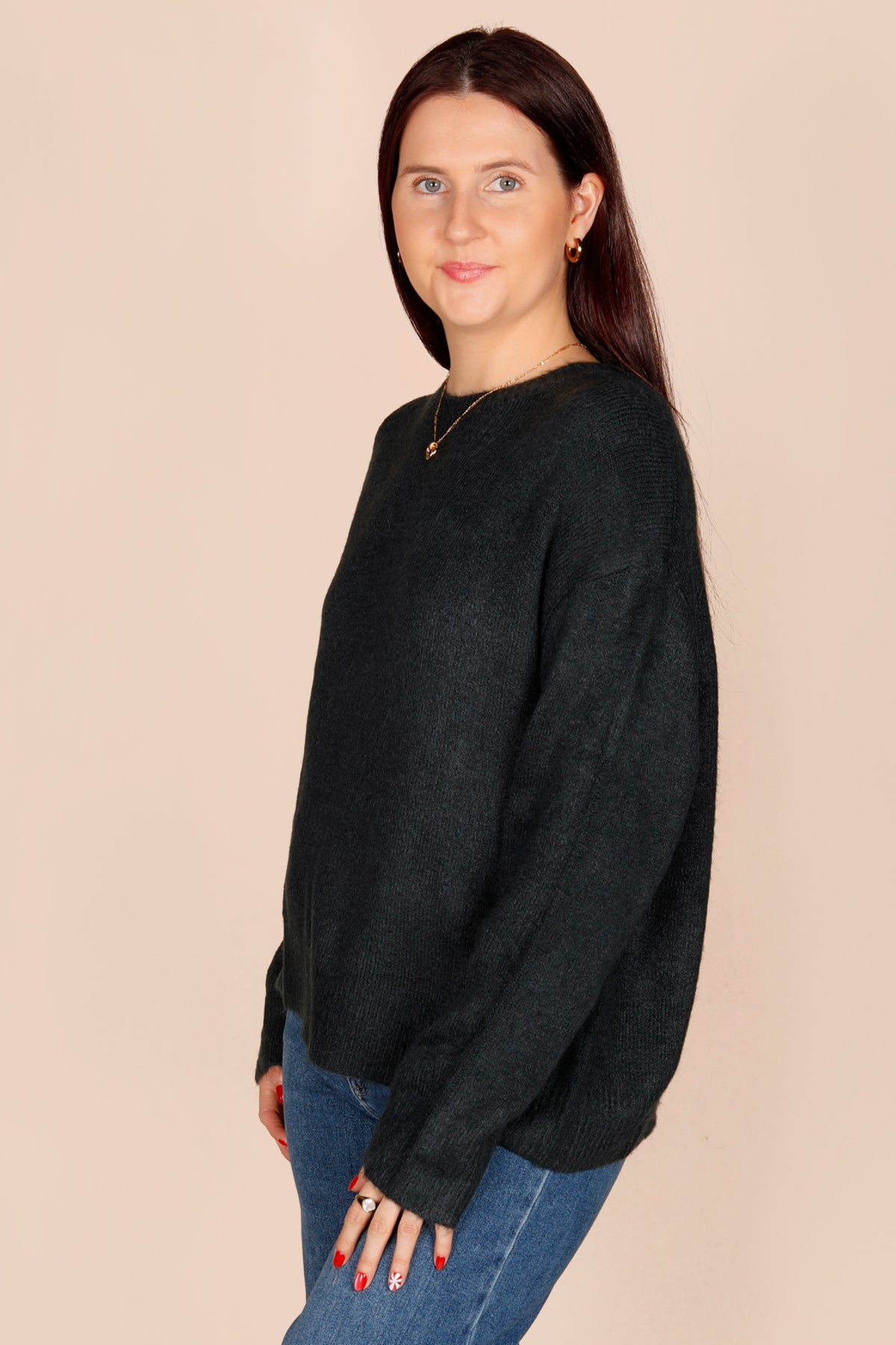 Tabby Green Sweater - FINAL SALE