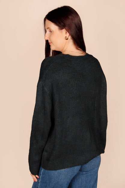 Tabby Green Sweater - FINAL SALE