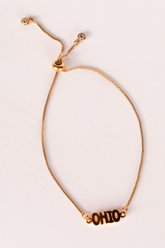 Ohio Gold Bracelet