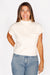 Rita Cream Mock Neck Knit Top