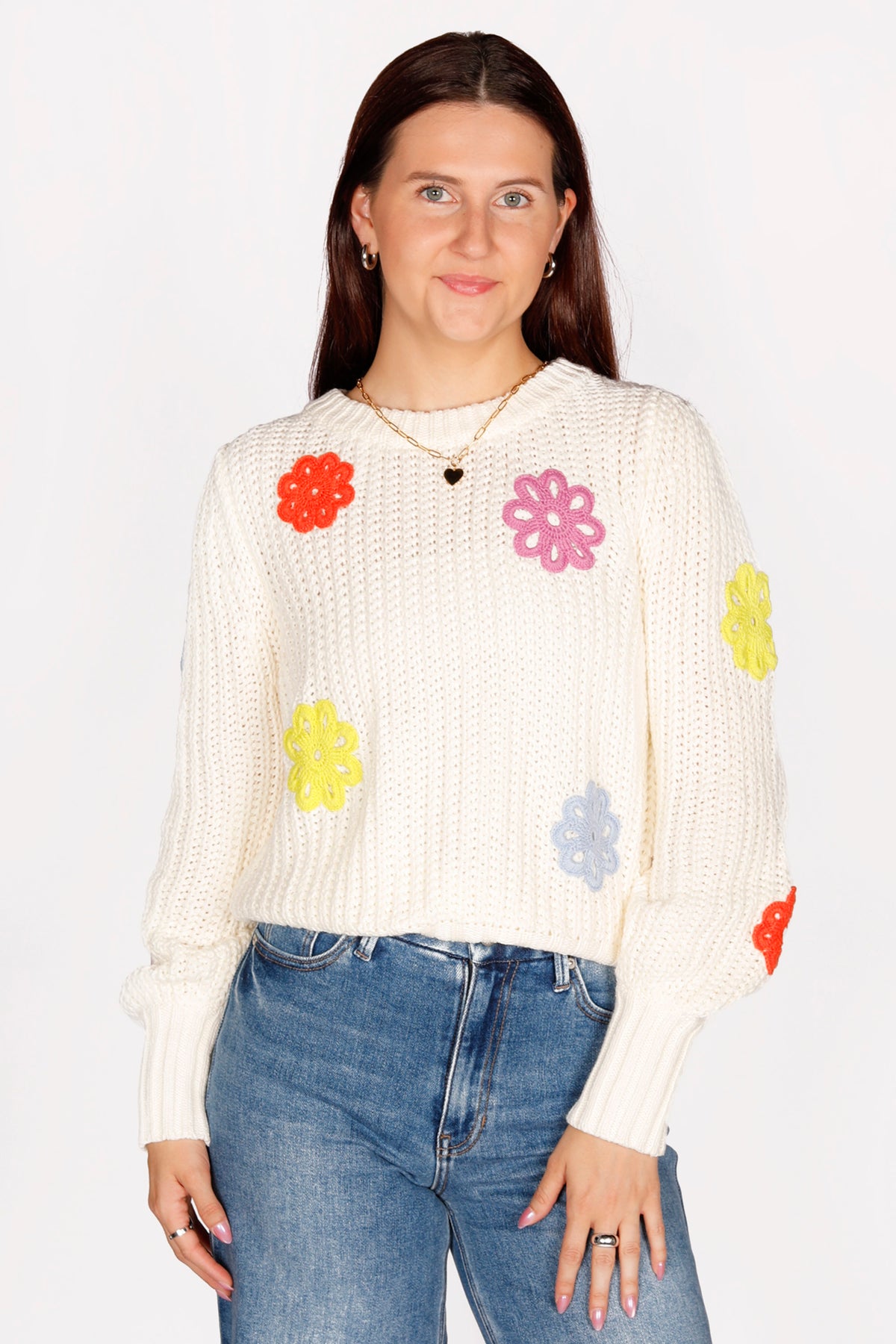 Rylee Multi Floral Sweater