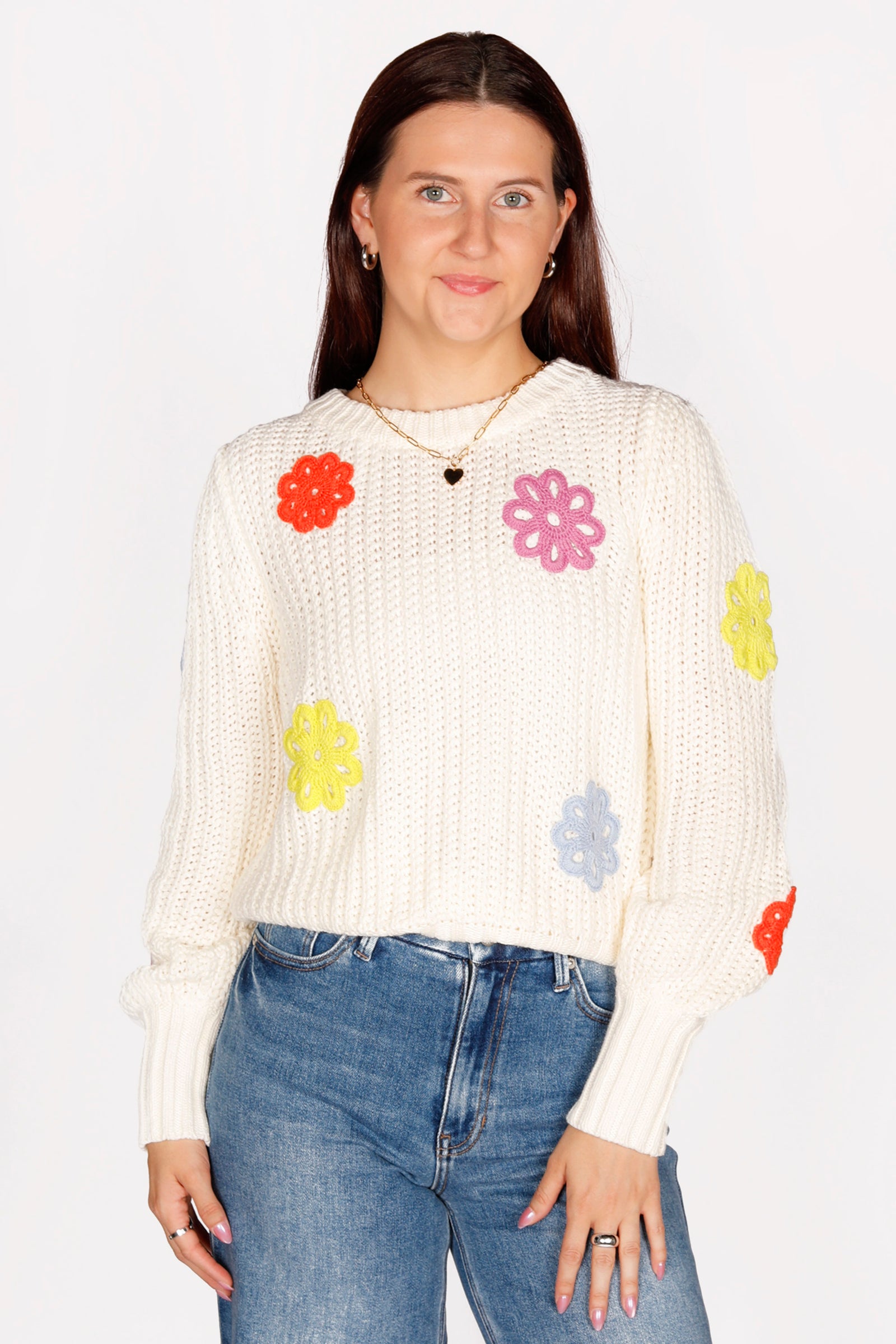 Rylee Multi Floral Sweater