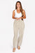 Caris Pleated Striped Pant