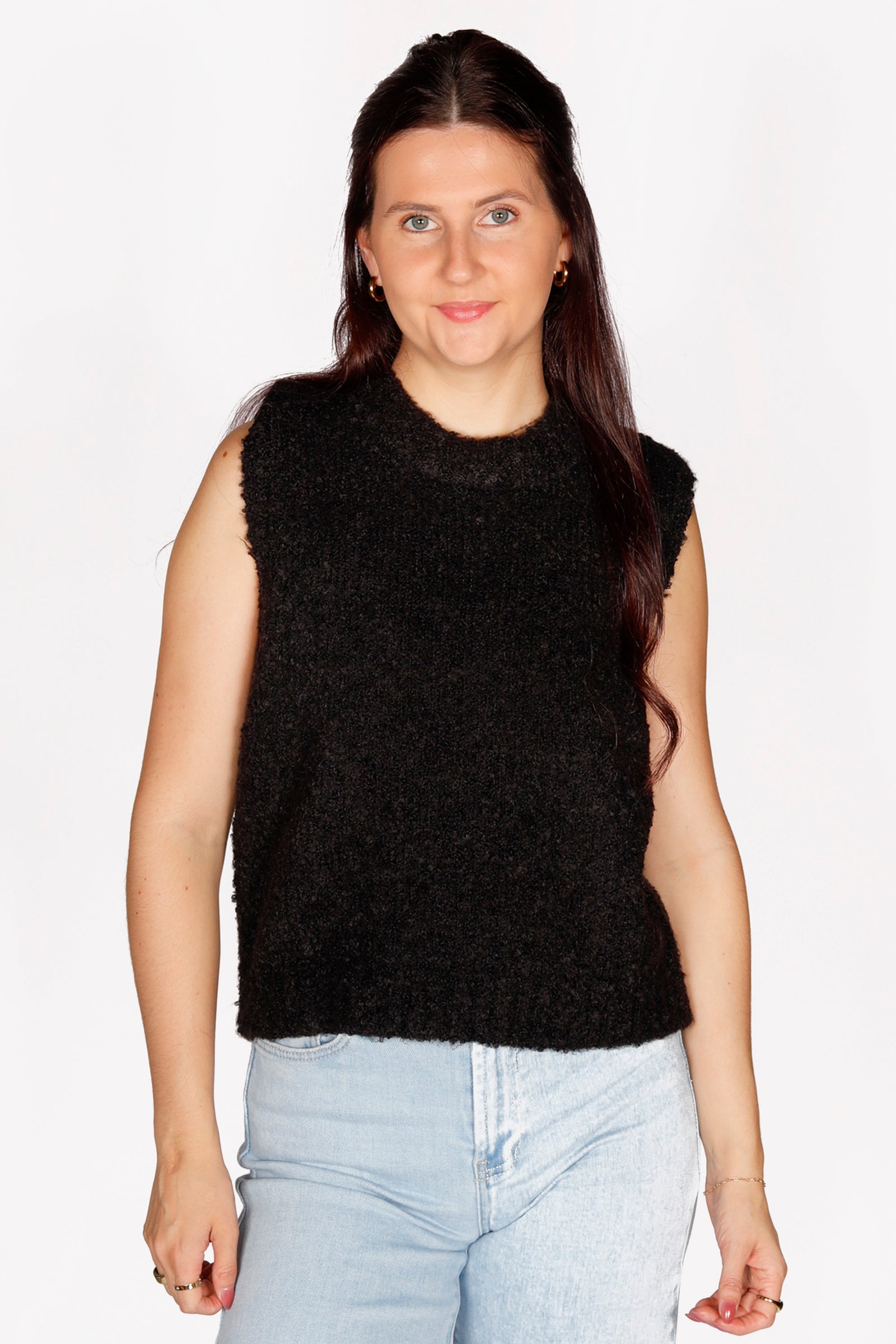 Wren Black Sweater Vest