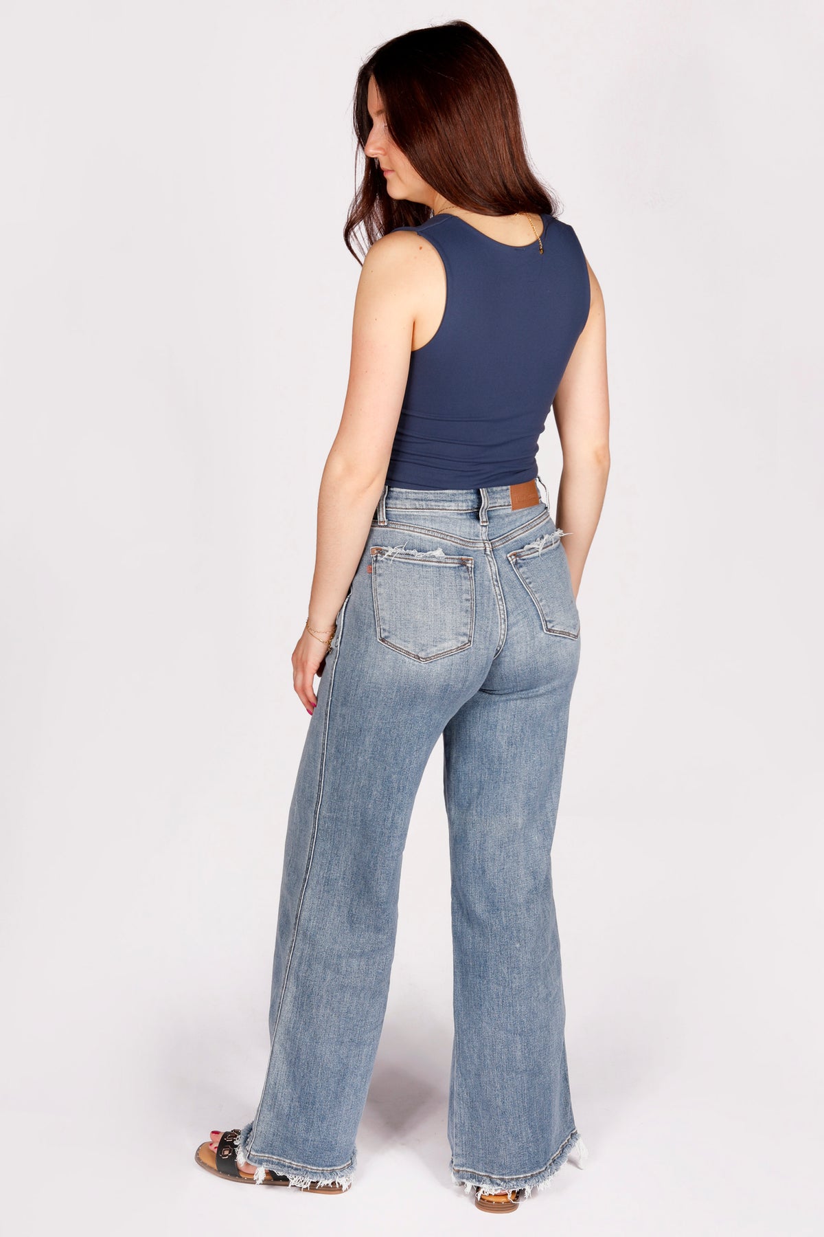 Judy Blue HW Retro Wide Leg Denim