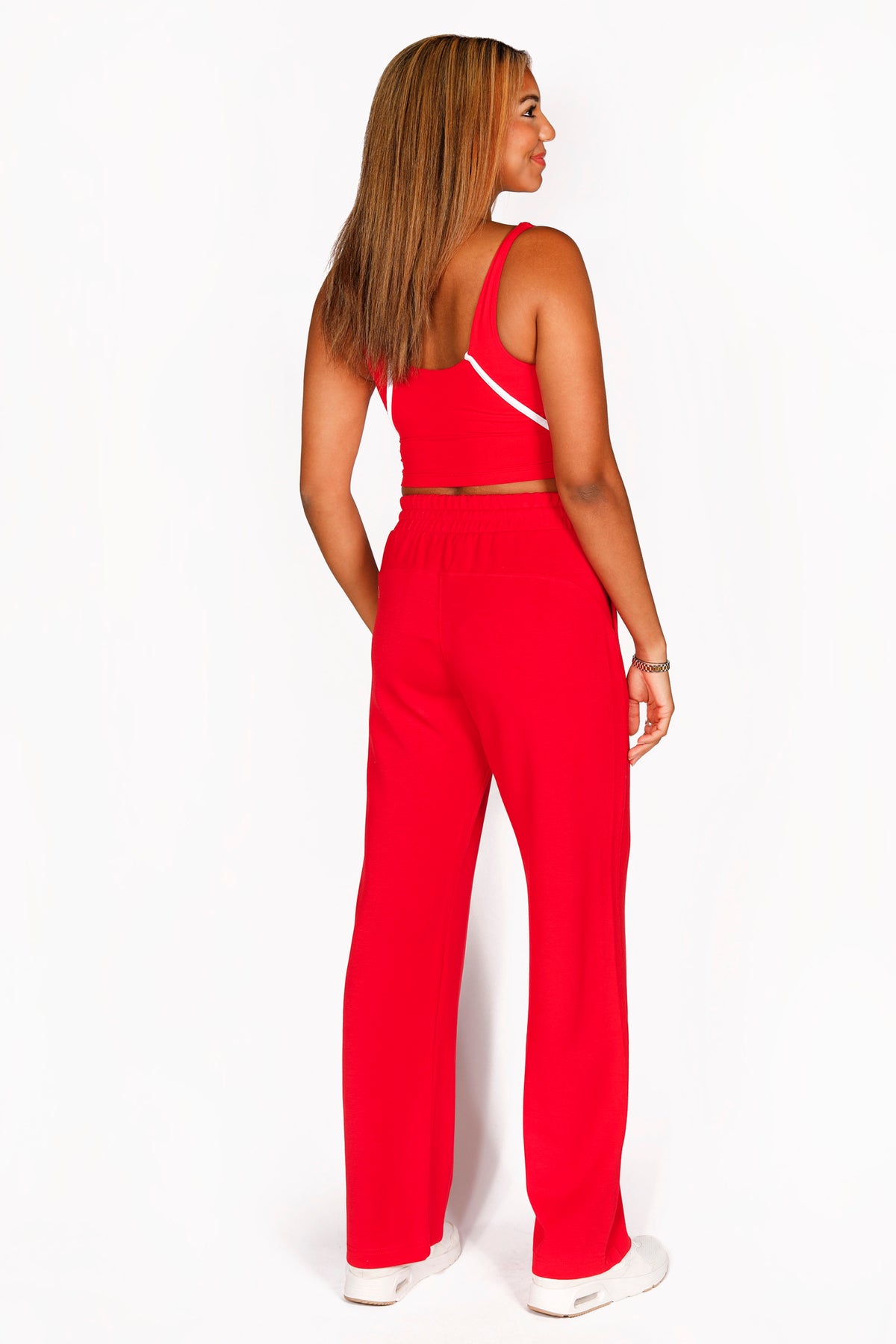 Kelsey Red Straight Leg Pant