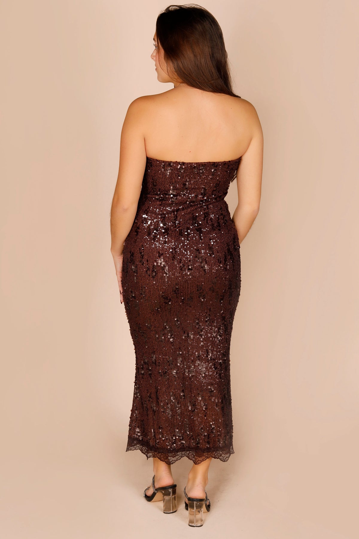 Seraphina Sequined Lace Dress