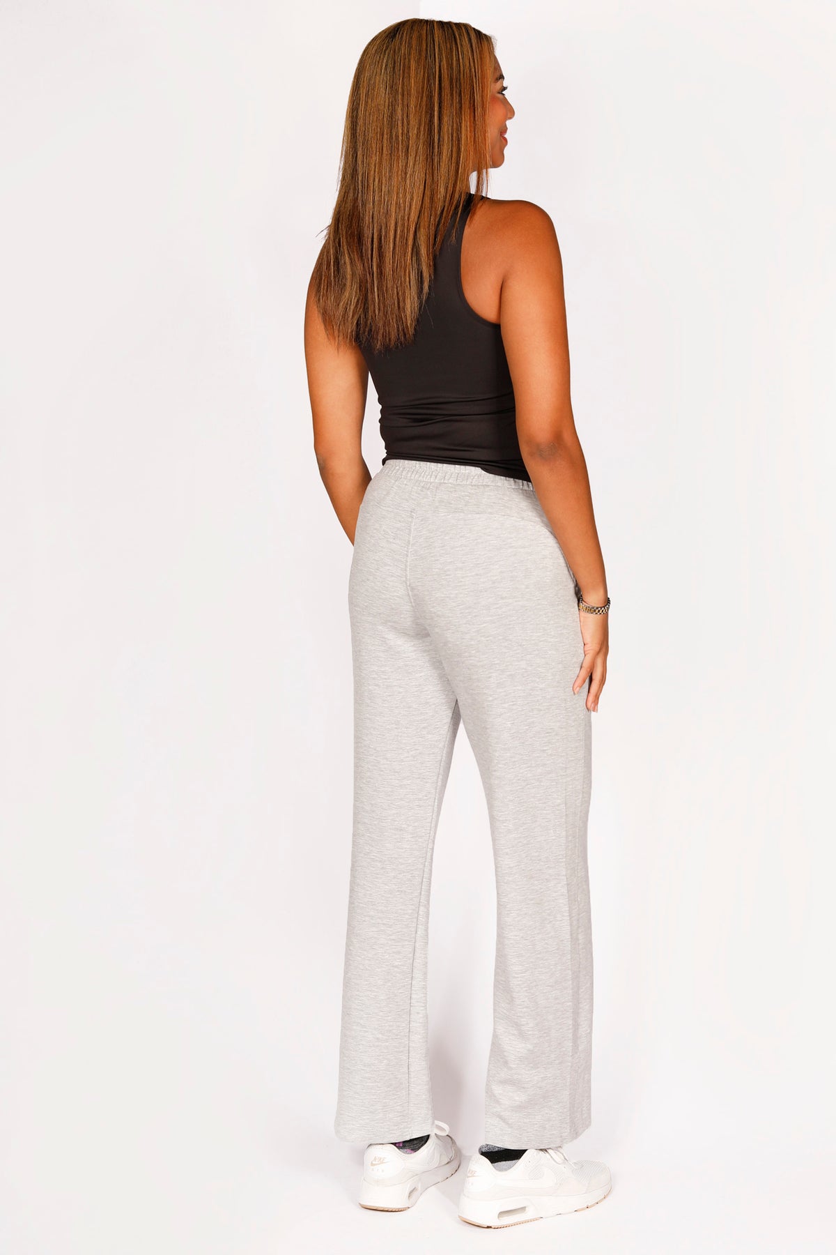 Kelsey Grey Straight Leg Pant