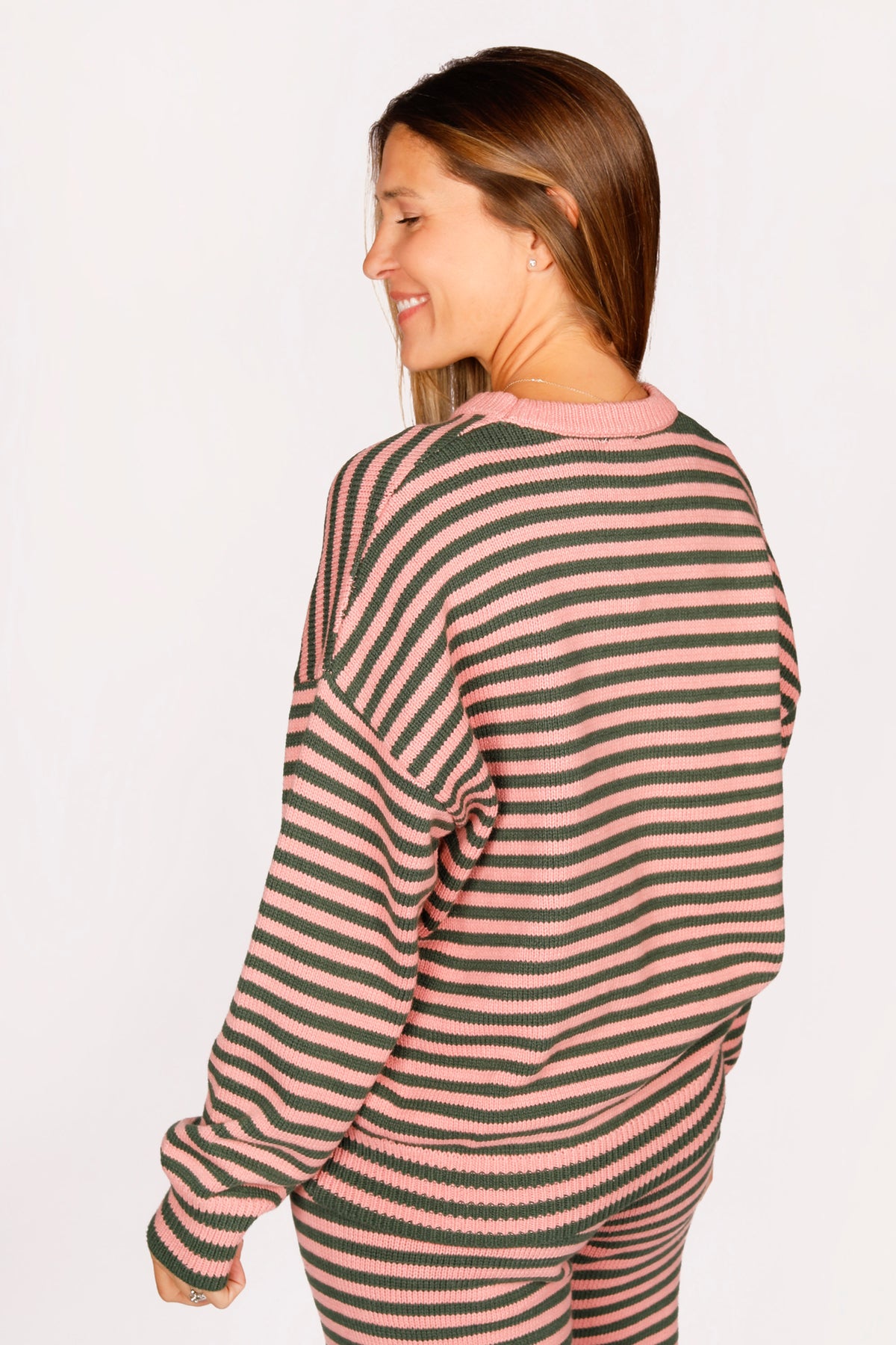 Emily Green &amp; Pink Knit Top