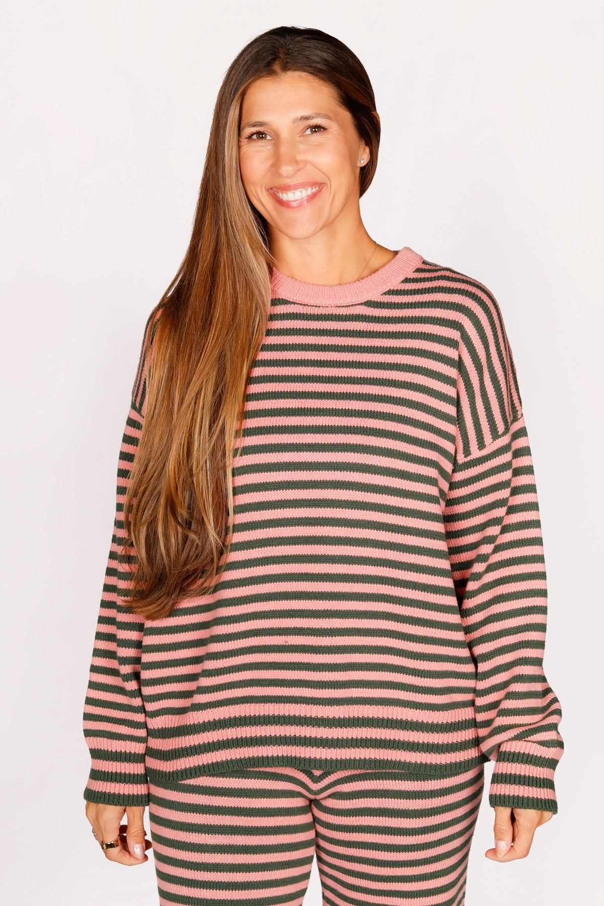 Emily Green &amp; Pink Knit Top