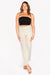 Thyme Striped Ruffle Hem Pants