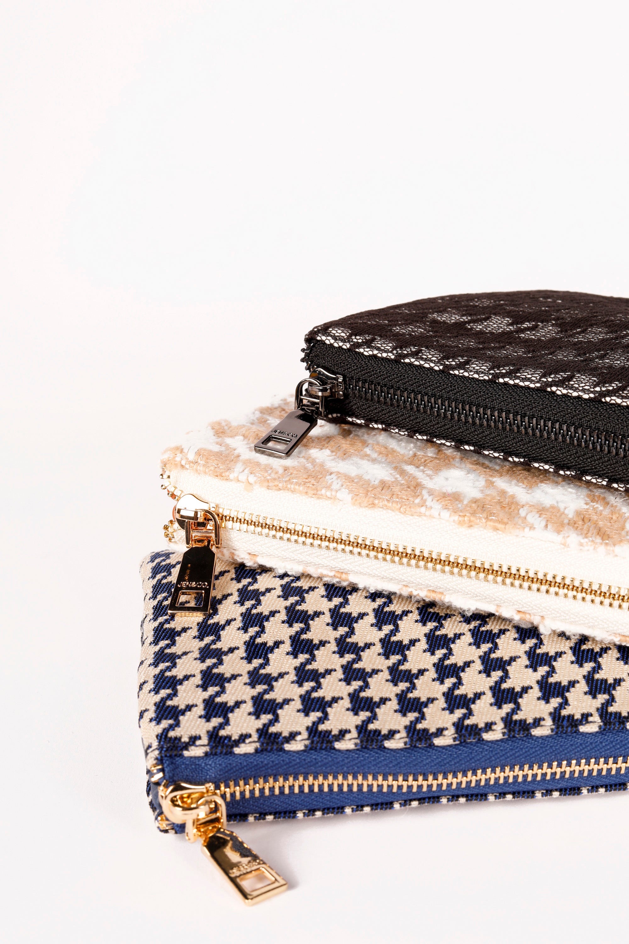 Lola Houndstooth Crossbody