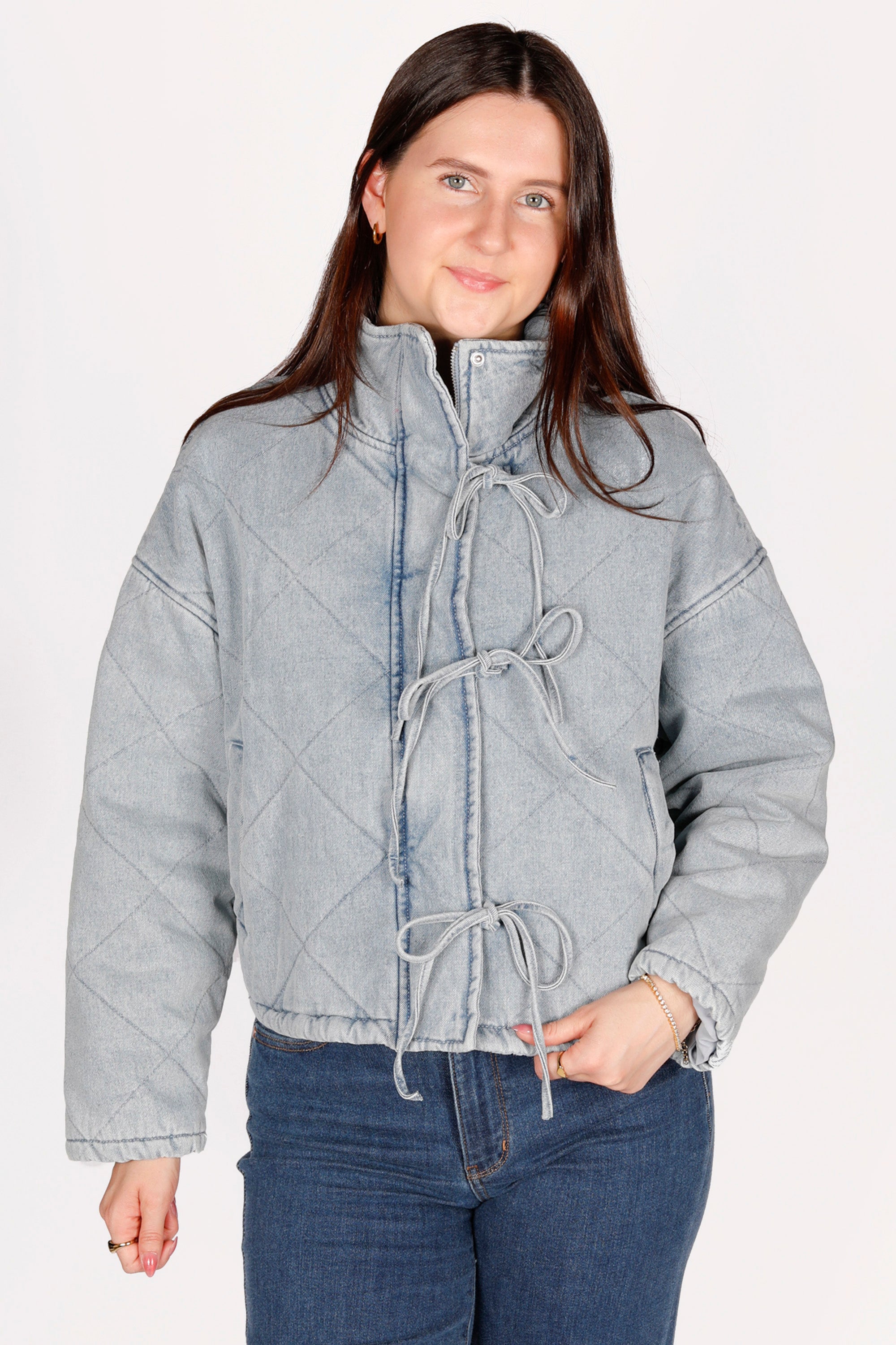 Denim Quilted Jacket