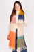 Green & Orange Color Block Scarf