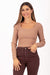 Shaley Tan Ribbed Top