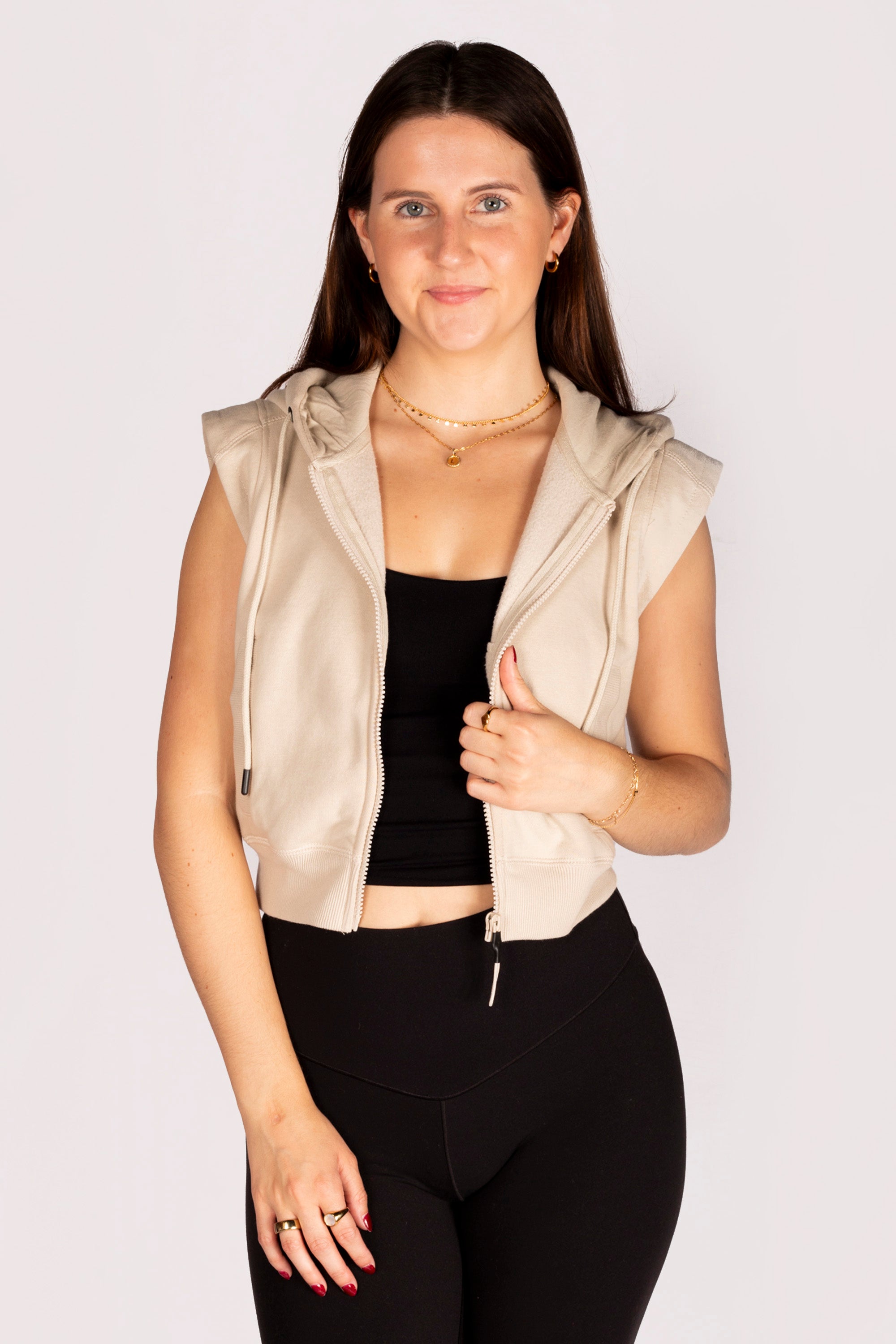 Colby Vanilla Activewear Vest