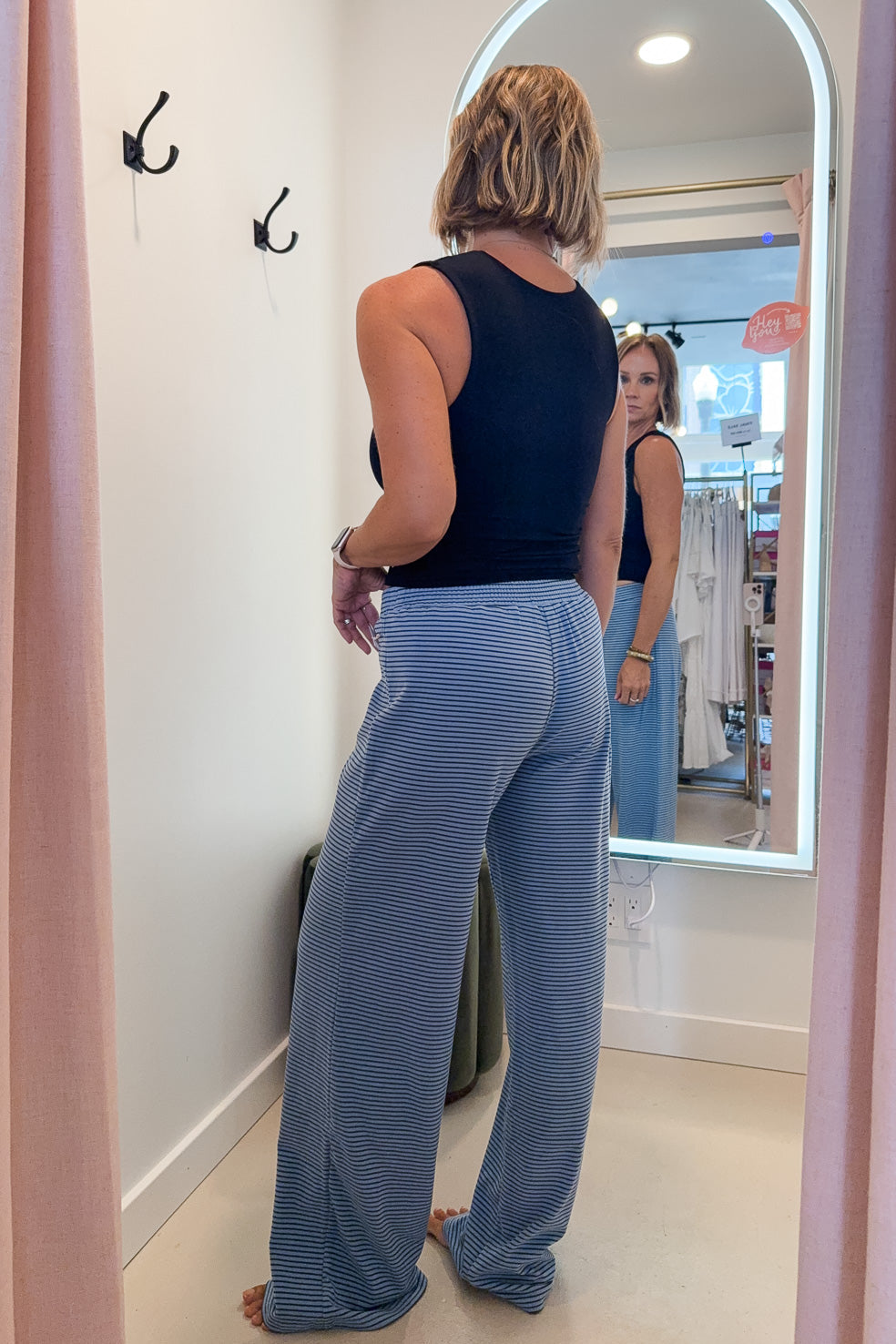 Levi Dusty Blue Striped Pants