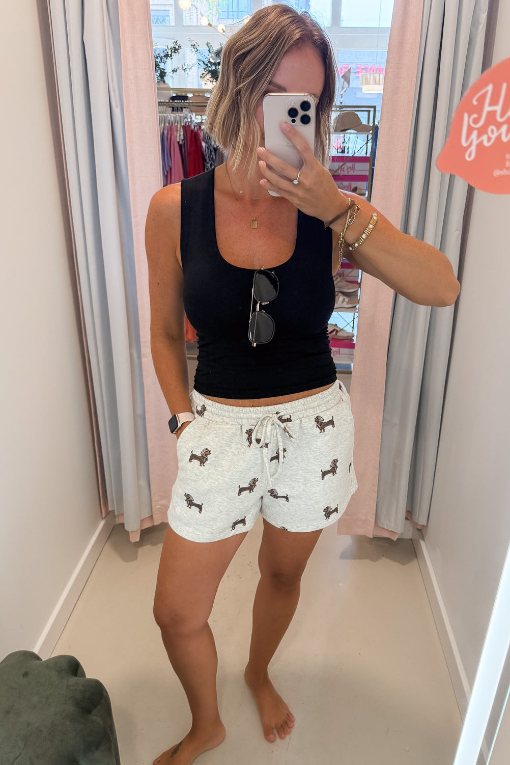 Dachshund Lounge Sweatshorts