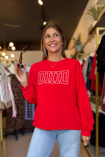 Ohio Raw Hem Sweatshirt